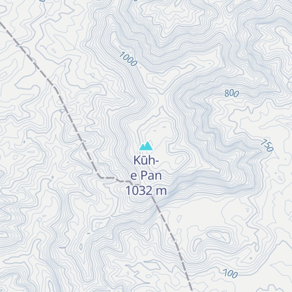 Map of Kūh-e Pan