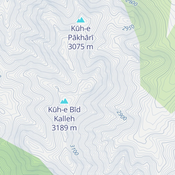 Map of Kūh-e Gol Afsār