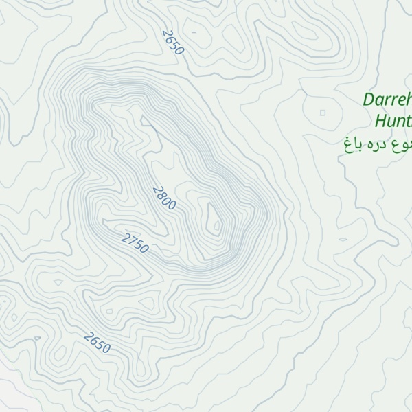 Map of Kūh-e Kharū