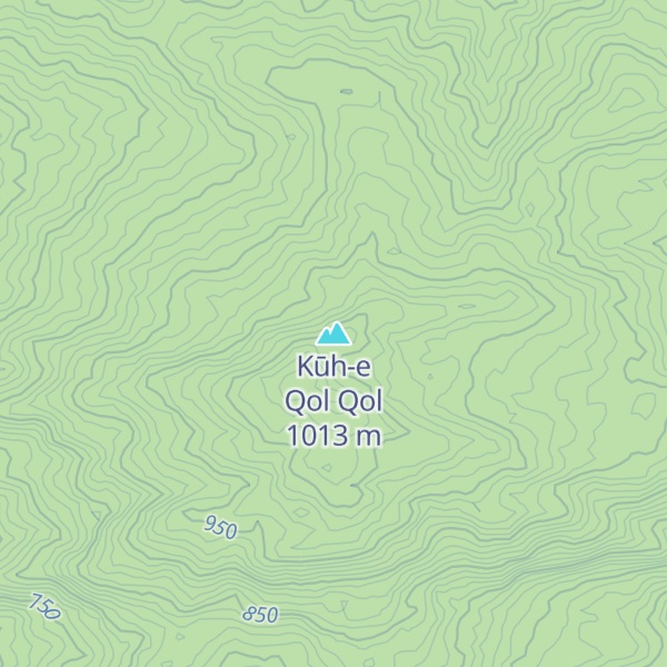 Map of Kūh-e Qol Qol