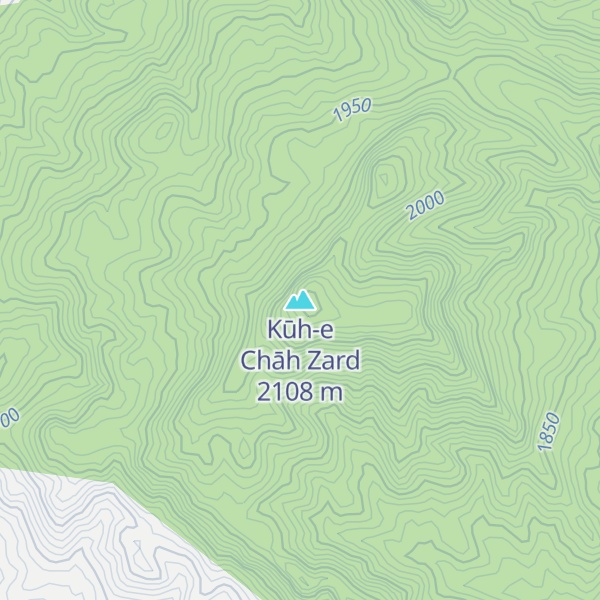 Map of Kūh-e Chāh Zard