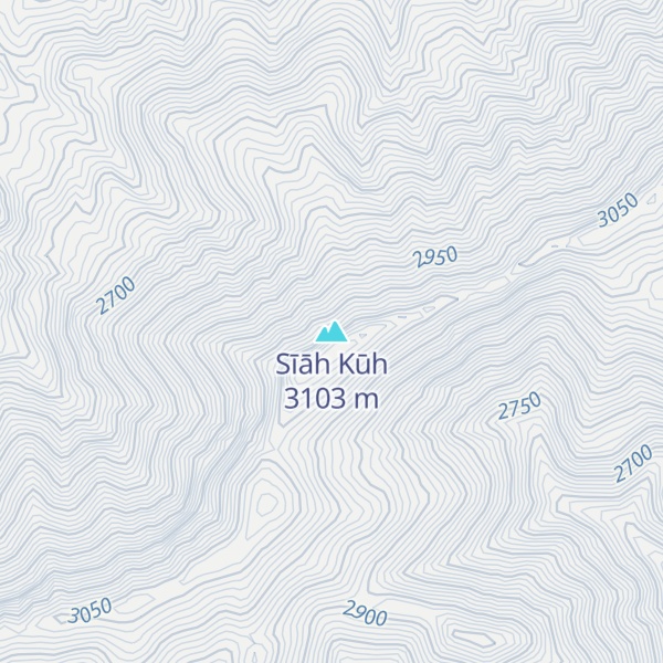 Map of Sīāh Kūh
