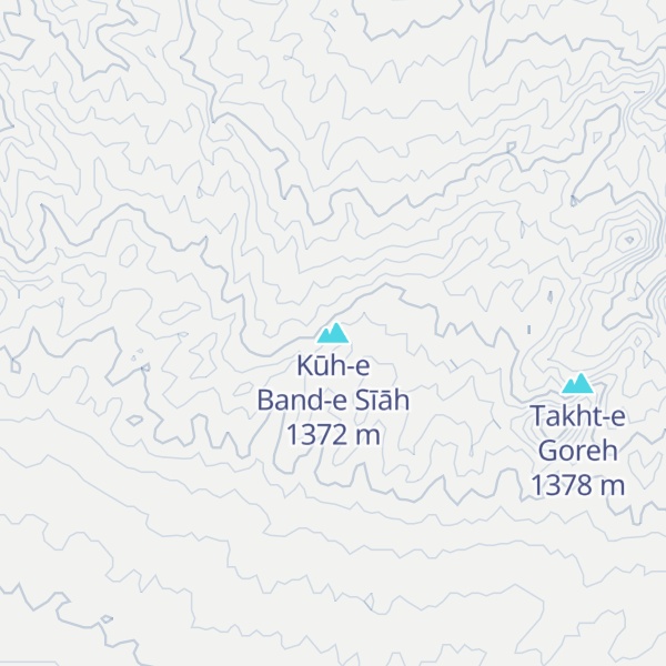 Map of Kūh-e Band-e Sīāh