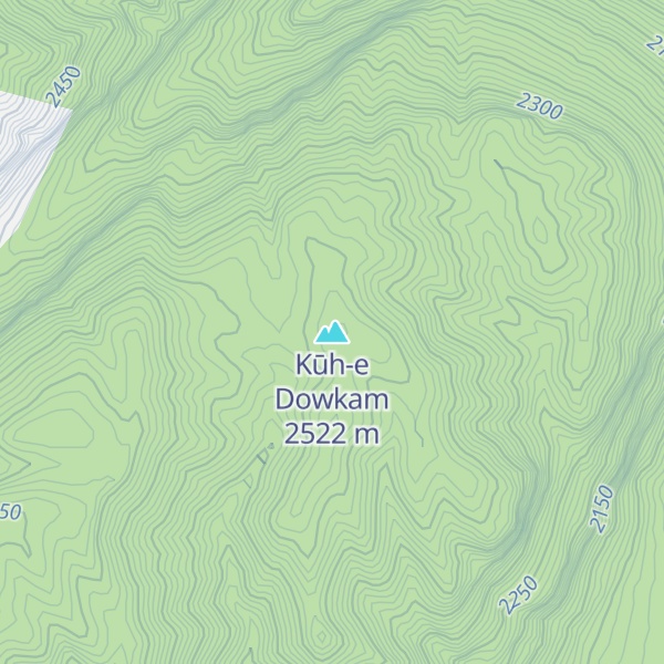 Map of Kūh-e Dowkam