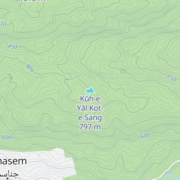 Map of Kūh-e Yāl Kot-e Sang