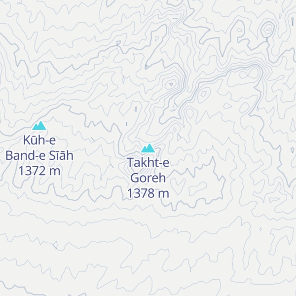 Map of Takht-e Goreh