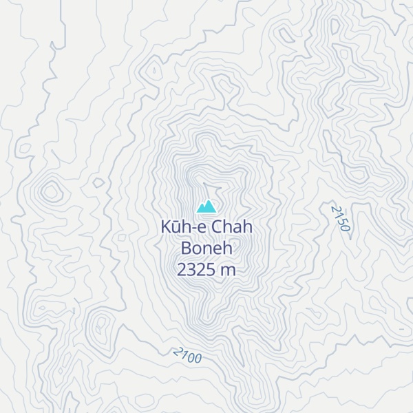 Map of Kūh-e Chah Boneh
