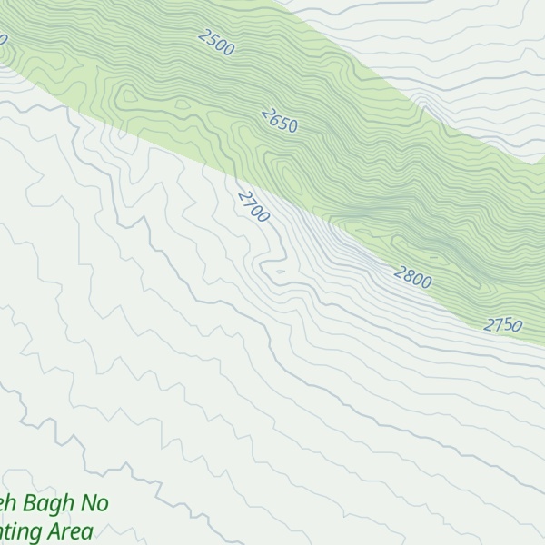 Map of Kūh-e Zarī