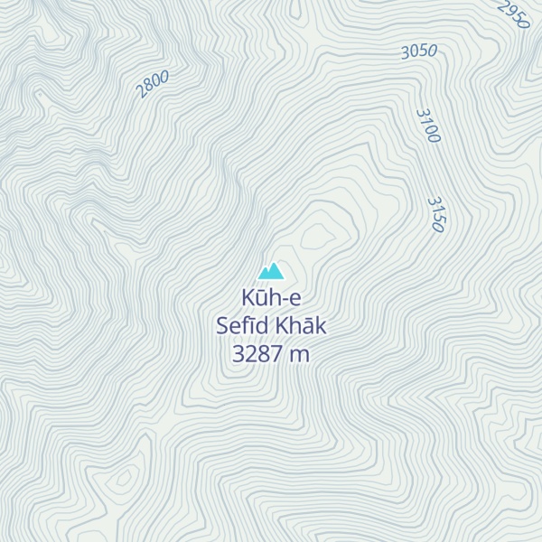 Map of Kūh-e Sefīd Khāk