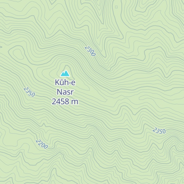 Map of Kūh-e Sar Panīrūn