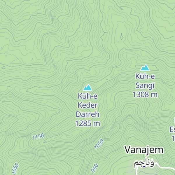Map of Kūh-e Keder Darreh