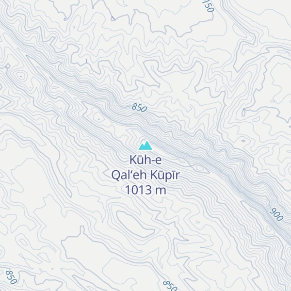 Map of Kūh-e Qal‘eh Kūpīr