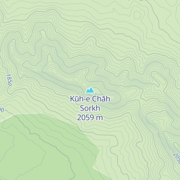 Map of Kūh-e Chāh Sorkh