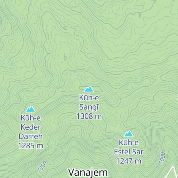 Map of Kūh-e Sangī
