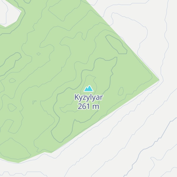 Map of Kyzylyar