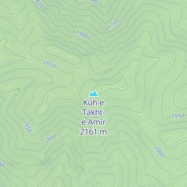 Map of Kūh-e Takht-e Amīr