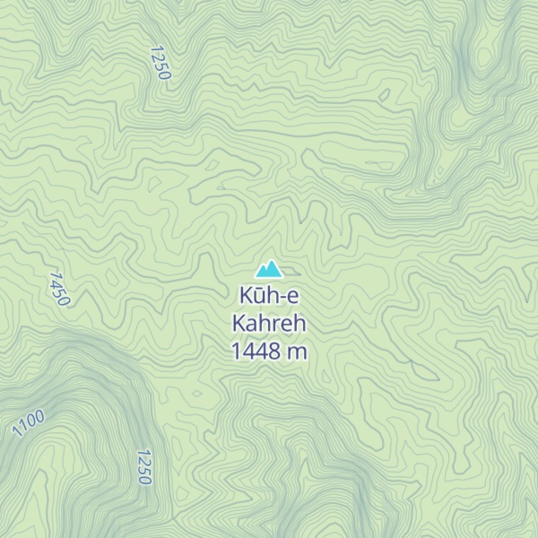 Map of Kūh-e Kahreh