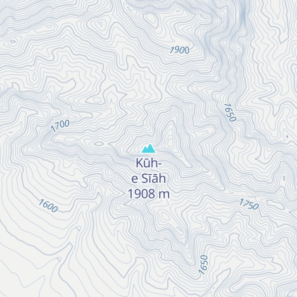 Map of Kūh-e Sīāh