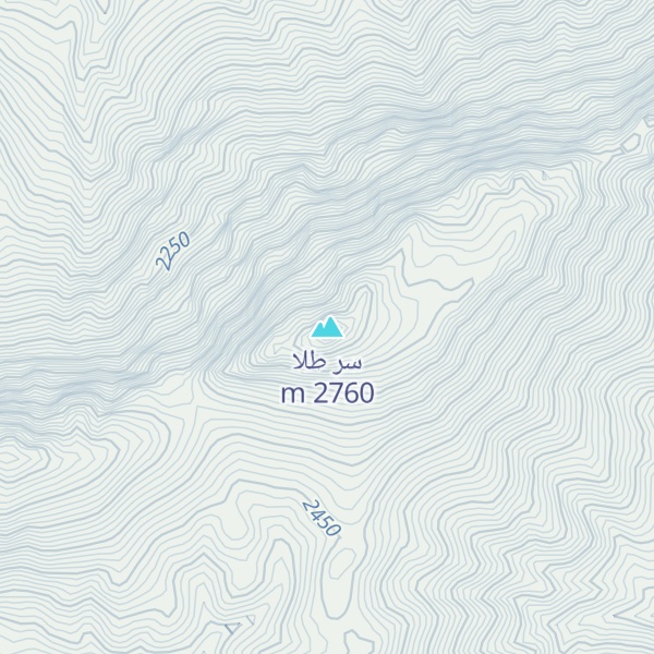 Map of سر طلا