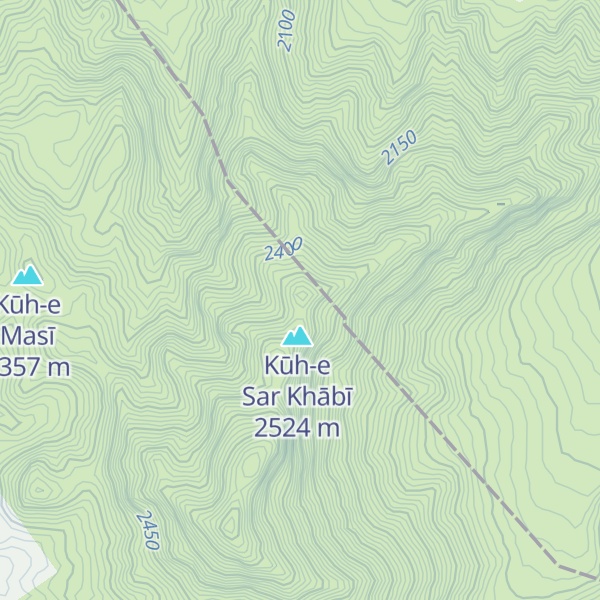 Map of Kūh-e Sar Khūy