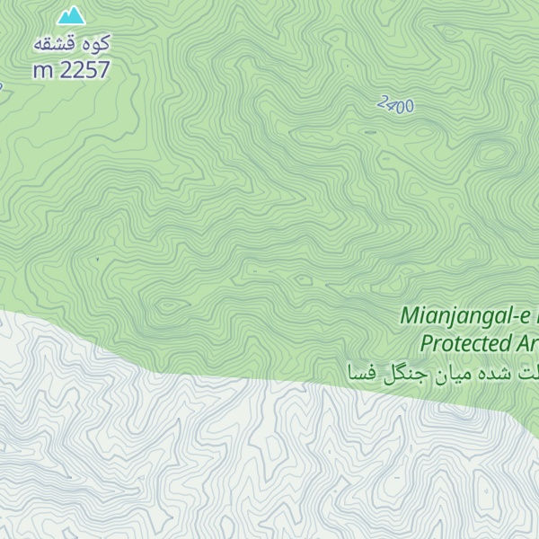 Map of Kūh-e Kūhleh Sīāh