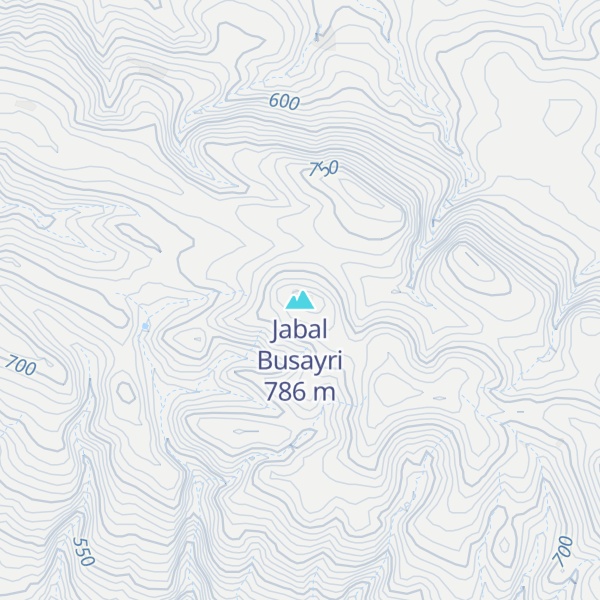 Map of Jabal Busayri