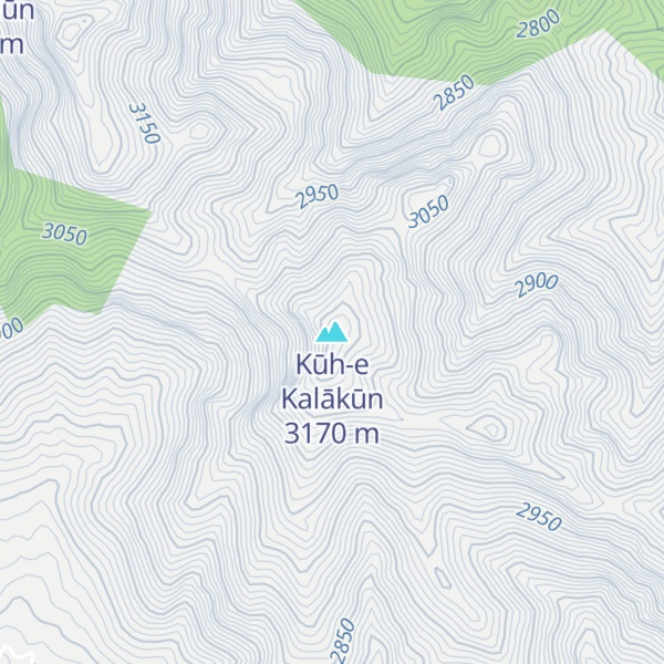 Map of Kūh-e Kalākūn