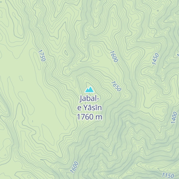 Map of Jabal-e Yāsīn