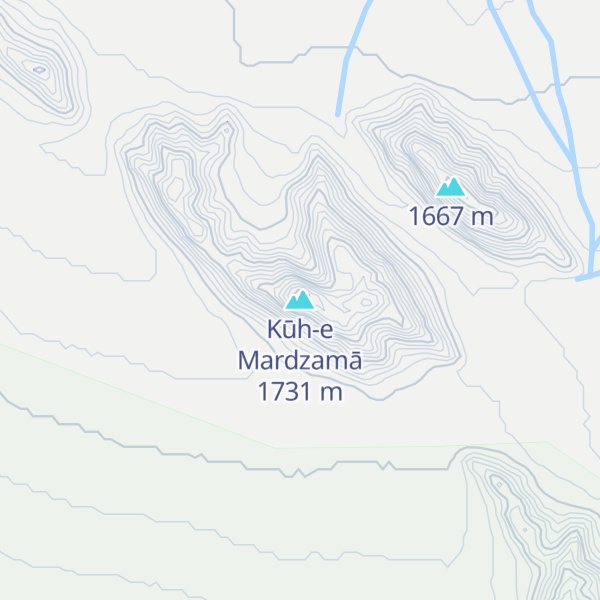 Map of Kūh-e Mardzamā