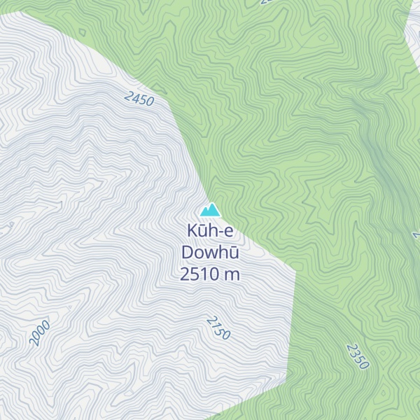 Map of Kūh-e Dowhū
