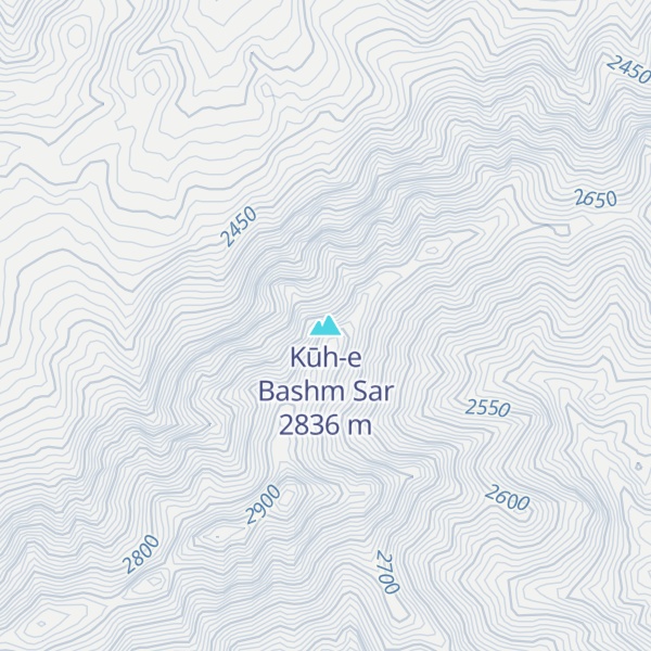 Map of Kūh-e Bashm Sar