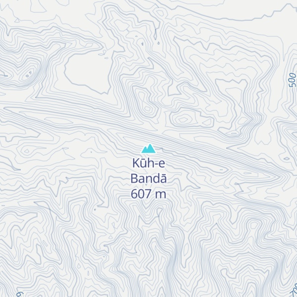Map of Kūh-e Bandā