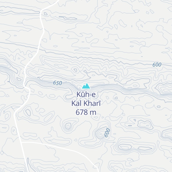 Map of Kūh-e Kal Kharī