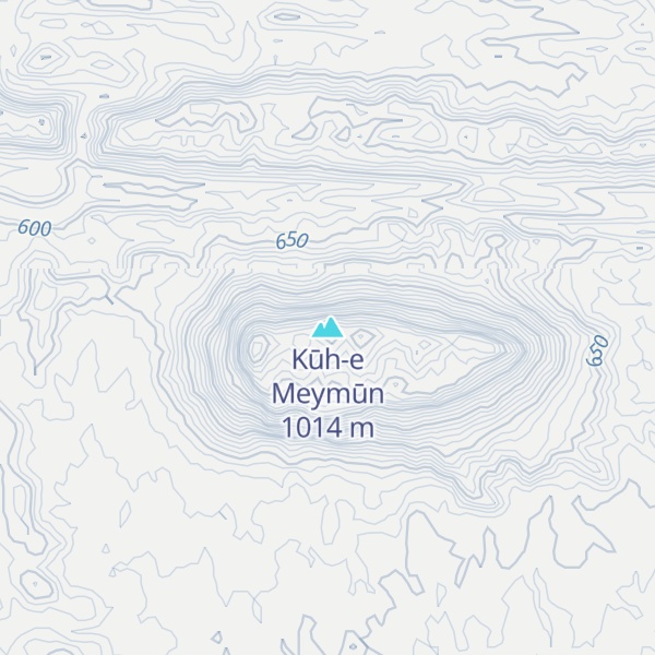 Map of Kūh-e Meymūn