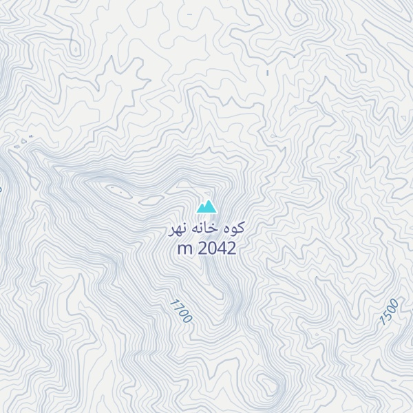 Map of کوه خانه نهر