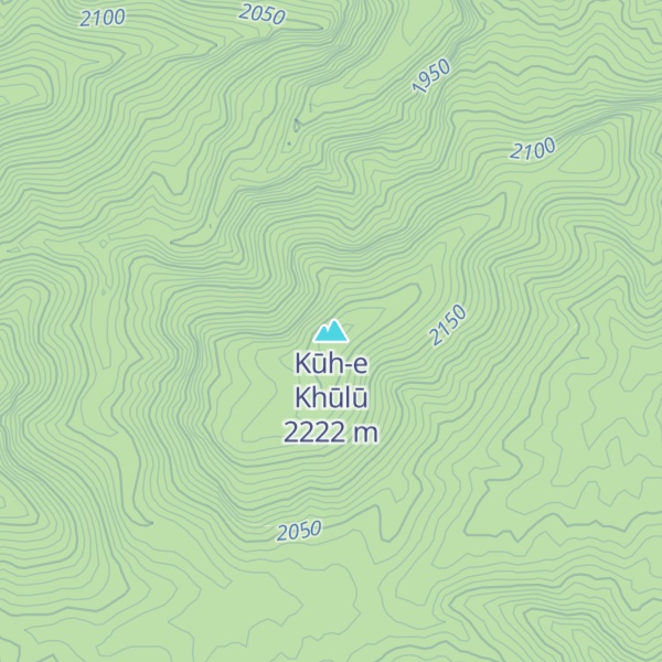 Map of Kūh-e Khūlū