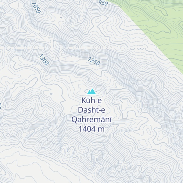 Map of Kūh-e Dasht-e Qahremānī