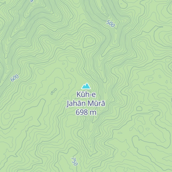 Map of Kūh-e Jahān Mūrā