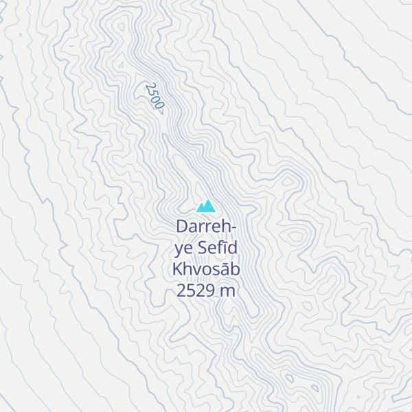 Map of Darreh-ye Sefīd Khvosāb