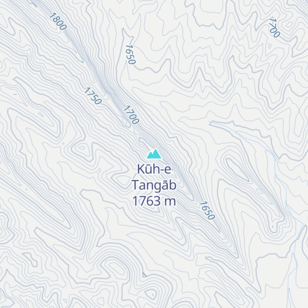 Map of Kūh-e Tangāb