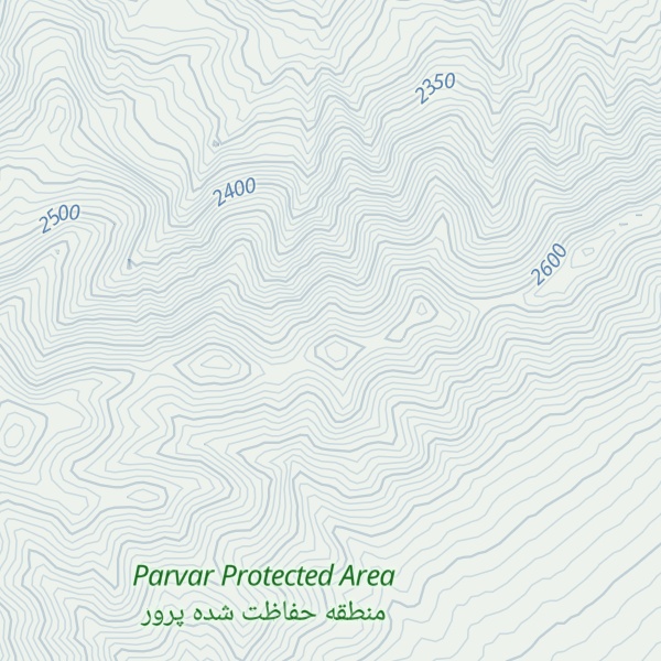 Map of Sefīd Kūh
