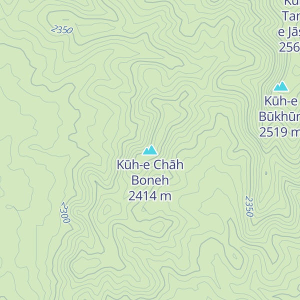 Map of Kūh-e Chāh Boneh