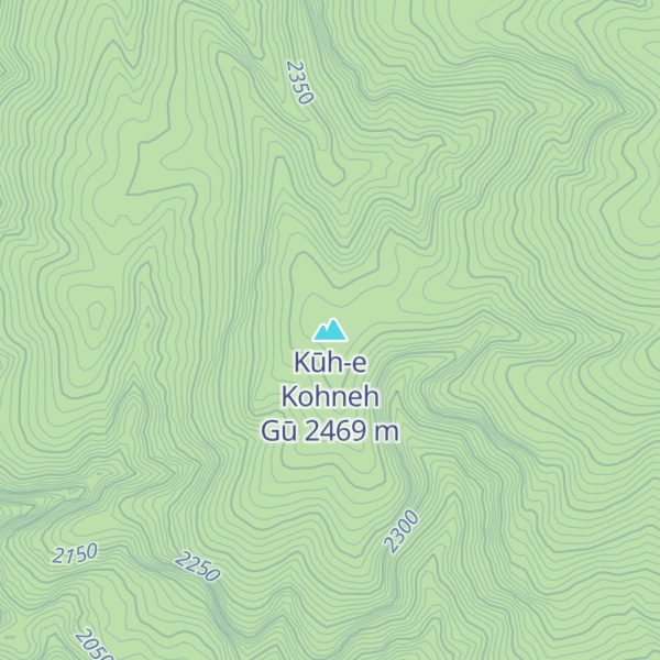 Map of Kūh-e Kohneh Gū