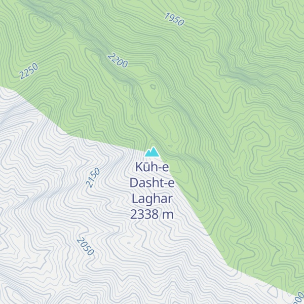 Map of Kūh-e Dasht-e Laghar