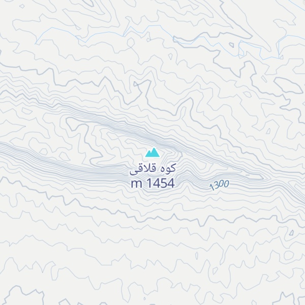 Map of کوه قلاقی
