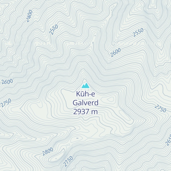 Map of Kūh-e Galverd