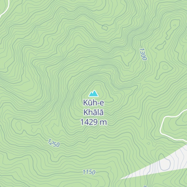 Map of Kūh-e Khālā