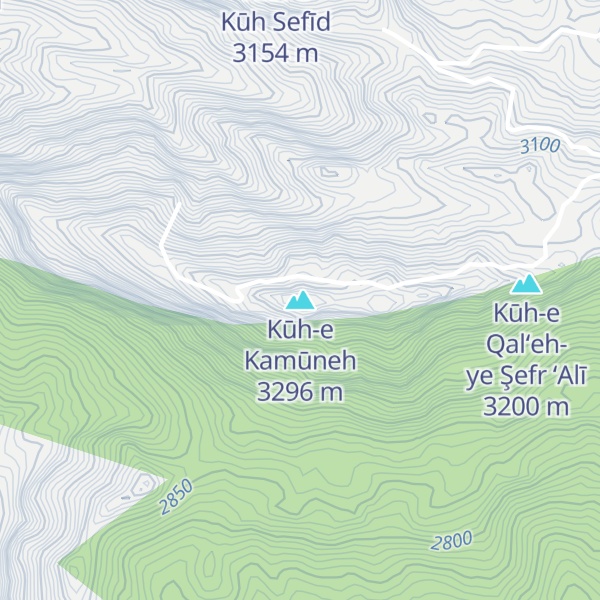 Map of Kūh-e Kamūneh