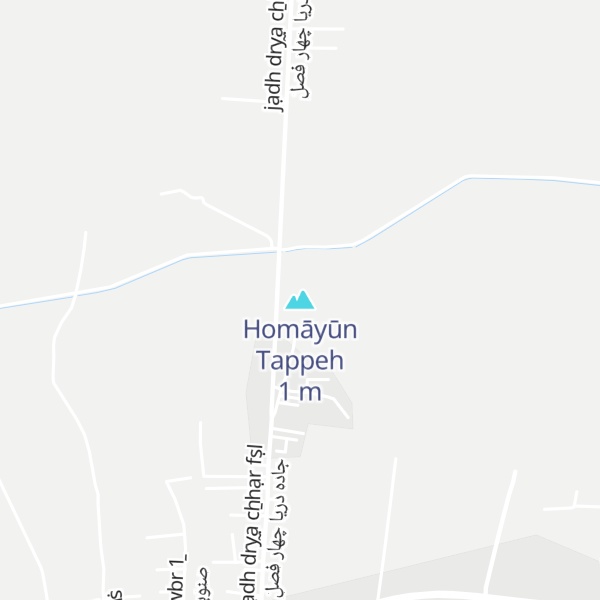 Map of Homāyūn Tappeh