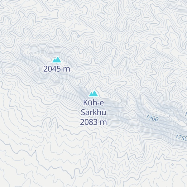 Map of Kūh-e Sarkhū